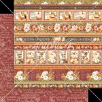 Blocco di Carte Scrap Autumn Greetings cm 20 X 20