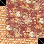 Blocco di Carte Scrap Autumn Greetings cm 20 X 20