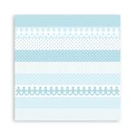 Blocco di Carte Scrap Backgrounds Baby Dream Blue cm 20 x 20