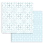 Blocco di Carte Scrap Backgrounds Baby Dream Blue cm 20 x 20