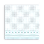 Blocco di Carte Scrap Backgrounds Baby Dream Blue cm 20 x 20