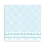 Blocco di Carte Scrap Backgrounds Baby Dream Blue cm 20 x 20