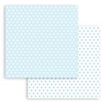 Blocco di Carte Scrap Backgrounds Baby Dream Blue cm 20 x 20