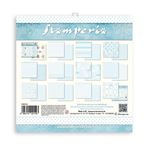 Blocco di Carte Scrap Backgrounds Baby Dream Blue cm 20 x 20