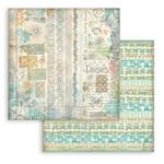 Blocco di Carte Scrap Backgrounds Daisy Art cm 20 X 20