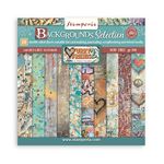 Blocco di Carte Scrap Backgrounds Furry Friends 2 cm 20 x 20