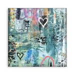 Blocco di Carte Scrap Backgrounds Furry Friends 2 cm 20 x 20