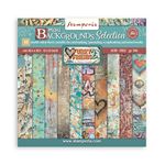Blocco di Carte Scrap Backgrounds Furry Friends 2 cm 30 X 30