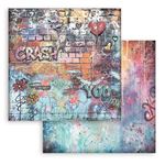 Blocco di Carte Scrap Backgrounds Furry Friends 2 cm 30 X 30