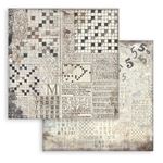 Blocco di Carte Scrap Backgrounds Furry Friends cm 20 X 20