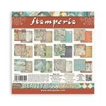 Blocco di Carte Scrap Backgrounds Furry Friends cm 20 X 20