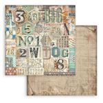 Blocco di Carte Scrap Backgrounds Furry Friends cm 20 X 20