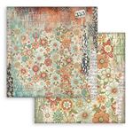 Blocco di Carte Scrap Backgrounds Furry Friends cm 20 X 20