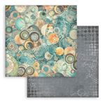 Blocco di Carte Scrap Backgrounds Furry Friends cm 20 X 20