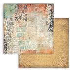 Blocco di Carte Scrap Backgrounds Furry Friends cm 20 X 20