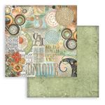 Blocco di Carte Scrap Backgrounds Furry Friends cm 30 X 30