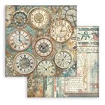 Blocco di Carte Scrap Backgrounds Gardens of Time cm 20 x 20