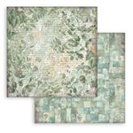 Blocco di Carte Scrap Backgrounds Herbarium Silvae cm 20 X 20