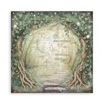 Blocco di Carte Scrap Backgrounds Herbarium Silvae cm 30 X 30