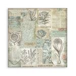 Blocco di Carte Scrap Backgrounds Herbarium Silvae cm 30 X 30