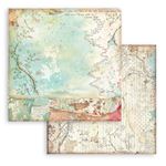 Blocco di Carte Scrap Backgrounds Selection Alice cm 20 x 20