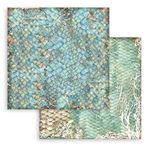 Blocco di Carte Scrap Backgrounds Selection Songs of the Sea cm 20 X 20