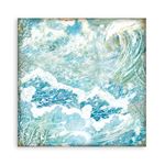 Blocco di Carte Scrap Backgrounds Selection Songs of the Sea cm 20 X 20