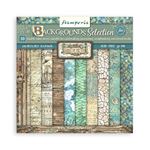 Blocco di Carte Scrap Backgrounds Selection Songs of the Sea cm 20 X 20