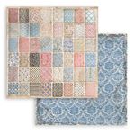 Blocco di Carte Scrap Backgrounds Selection Vintage Library cm 20 X 20