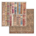 Blocco di Carte Scrap Backgrounds Selection Vintage Library cm 20 X 20