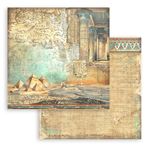 Blocco di Carte Scrap Backgrounds Selection - Land of Pharaohs cm 20 X 20