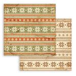 Blocco di Carte Scrap Backgrounds Silent Night cm 30 X 30