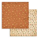 Blocco di Carte Scrap Backgrounds Silent Night cm 30 X 30