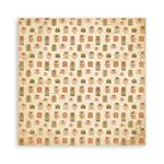 Blocco di Carte Scrap Backgrounds Silent Night cm 30 X 30