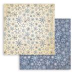 Blocco di Carte Scrap Backgrounds Silent Night cm 30 X 30
