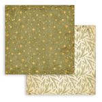 Blocco di Carte Scrap Backgrounds Silent Night cm 30 X 30