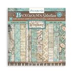 Blocco di Carte Scrap Backgrounds Symphony cm 20 x 20