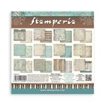 Blocco di Carte Scrap Backgrounds Symphony cm 20 x 20
