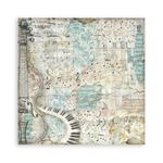 Blocco di Carte Scrap Backgrounds Symphony cm 20 x 20