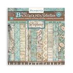 Blocco di Carte Scrap Backgrounds Symphony cm 30 X 30