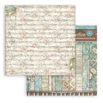 Blocco di Carte Scrap Backgrounds Symphony cm 30 X 30