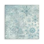 Blocco di Carte Scrap Backgrounds White Christmas cm 20 x 20
