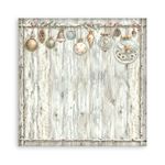 Blocco di Carte Scrap Backgrounds White Christmas cm 20 x 20