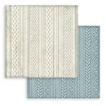 Blocco di Carte Scrap Backgrounds White Christmas cm 20 x 20
