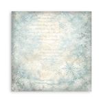 Blocco di Carte Scrap Backgrounds White Christmas cm 20 x 20
