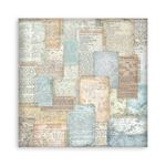 Blocco di Carte Scrap Backgrounds White Christmas cm 20 x 20