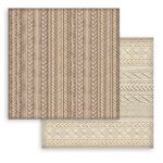 Blocco di Carte Scrap Backgrounds White Christmas cm 20 x 20