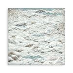 Blocco di Carte Scrap Backgrounds White Christmas cm 30 X 30