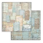 Blocco di Carte Scrap Backgrounds White Christmas cm 30 X 30