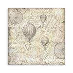 Blocco di Carte Scrap Background Selection Voyages Fantastiques cm 20 X 20